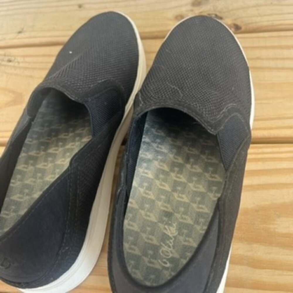 ** OluKai KI'IHELE Women’s Slip On Sneakers Black Mesh Size 10 - Picture 10 of 10
